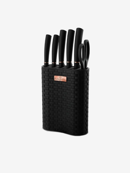 Berlingerhaus Set de cuțite în suport 7 bucăți BERLINGERHAUS Black Rose Collection