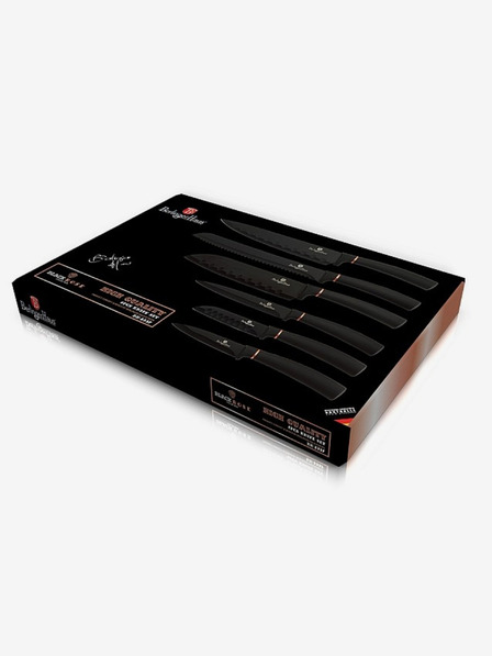 Berlingerhaus Set de 6 cuțite cu suprafață anti-aderentă BERLINGERHAUS Black Rose Collection