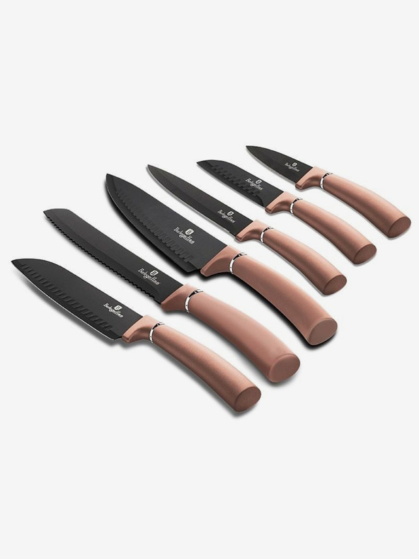 Berlingerhaus BERLINGERHAUS Rosegold Metallic Line set de șase cuțite cu suprafață antiaderentă
