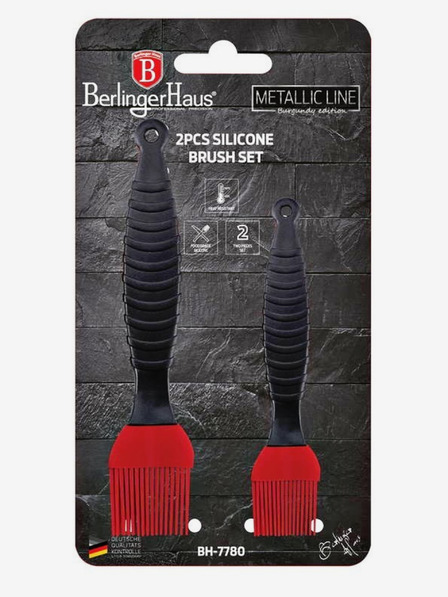 Berlingerhaus Set de boluri de amestecat din silicon 2 buc Burgundy Metallic Line BERLINGERHAUS