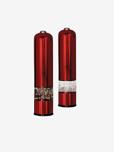 Berlingerhaus Set de două râșnițe electrice pentru piper și sare BERLINGERHAUS Burgundy Metallic Line