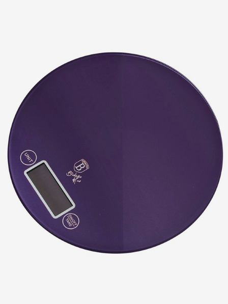 Berlingerhaus Cântar digital de bucătărie rotund 5 kg Purple Eclipse Collection BERLINGERHAUS