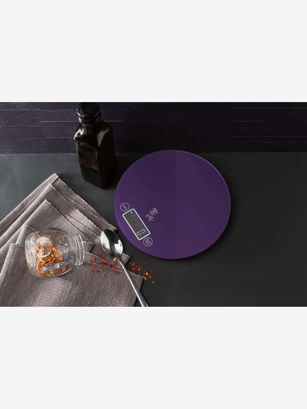 Berlingerhaus Cântar digital de bucătărie rotund 5 kg Purple Eclipse Collection BERLINGERHAUS