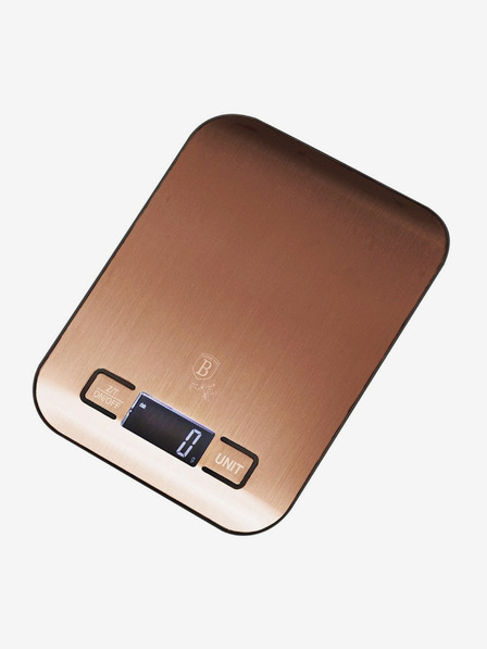 Berlingerhaus Cântar digital de bucătărie 5 kg Rosegold Metallic Line BERLINGERHAUS