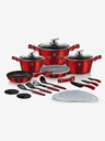 Berlingerhaus Set ustensile de gătit cu suprafață din marmură 22 buc Burgundy Metallic Line BERLINGERHAUS