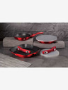 Berlingerhaus Set de tigăi cu mâner detașabil 5 piese Burgundy Metallic Line grill BERLINGERHAUS