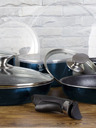 Berlingerhaus Set ustensile de gătit cu mâner detașabil 12 buc Aquamarine Edition BERLINGERHAUS