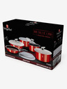 Berlingerhaus Set de vase de gătit cu mâner detașabil 12 piese Burgundy Metallic Line BERLINGERHAUS