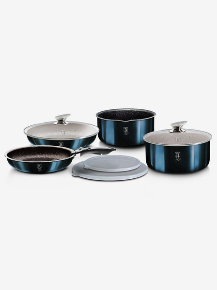 Berlingerhaus Set de ustensile de gătit cu mâner detașabil 9 buc Aquamarine Metallic Line BERLINGERHAUS