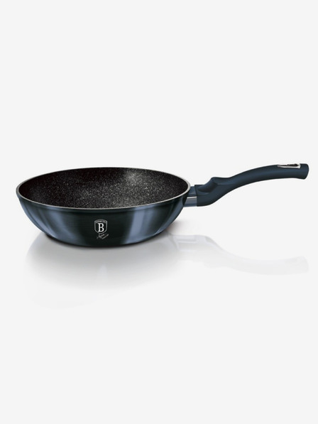 Berlingerhaus Tigaie wok cu suprafață marmorată 28 cm BERLINGERHAUS Metallic Line Aquamarine Edition