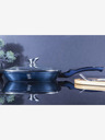 Berlingerhaus Tigaie pentru grătar cu suprafață din marmură și capac 28 cm BERLINGERHAUS Metallic Line Aquamarine Edition