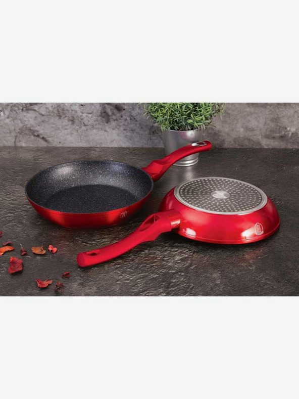 Berlingerhaus Cratiță cu mâner și capac detașabil BERLINGERHAUS Burgundy Metallic Line