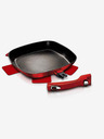Berlingerhaus Tigaie grill cu suprafață de marmură și mâner detașabil 28 cm Burgundy Metallic Line BERLINGERHAUS