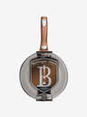 Berlingerhaus Tigaie cu mâner detașabil + capac 28 cm Rosegold Metallic Line BERLINGERHAUS