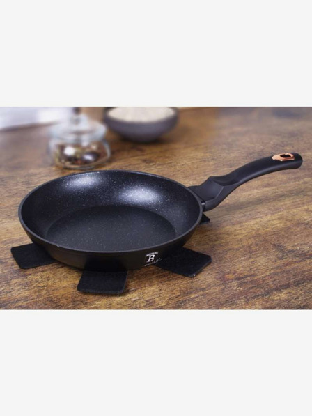 Berlingerhaus Tigaie grill cu suprafață din marmură 28 cm Black Rose Collection BERLINGERHAUS
