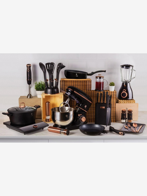 Berlingerhaus Tigaie grill cu suprafață din marmură 28 cm Black Rose Collection BERLINGERHAUS