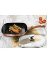 Berlingerhaus Tigaie grill cu suprafață de marmură și capac 28 cm Rosegold Metallic Line BERLINGERHAUS