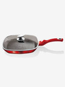 Berlingerhaus Tigaie grill cu capac și suprafață din marmură 28 cm Burgundy Metallic Line BERLINGERHAUS