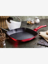 Berlingerhaus Tigaie grill cu capac și suprafață din marmură 28 cm Burgundy Metallic Line BERLINGERHAUS
