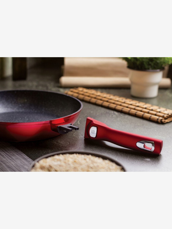 Berlingerhaus Cratiță cu mâner și capac detașabil BERLINGERHAUS Burgundy Metallic Line