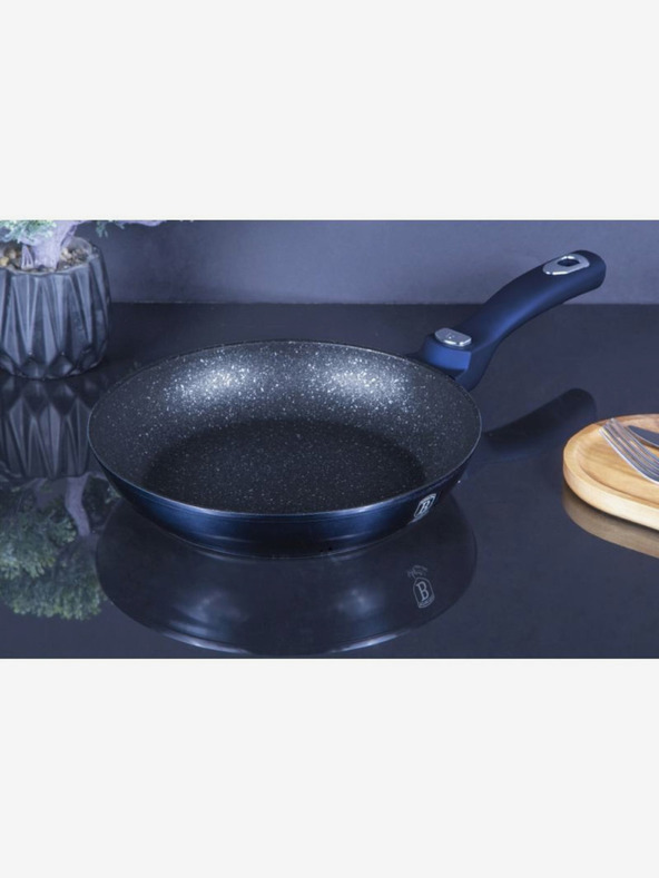 Berlingerhaus Tigaie grill cu mâner detașabil + capac 24 cm BERLINGERHAUS Metallic Line Aquamarine Edition