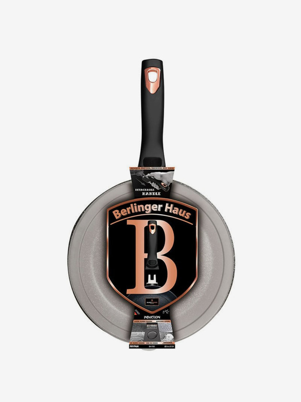 Berlingerhaus Tigaie cu mâner detașabil + capac 24 cm Black Rose Collection BERLINGERHAUS