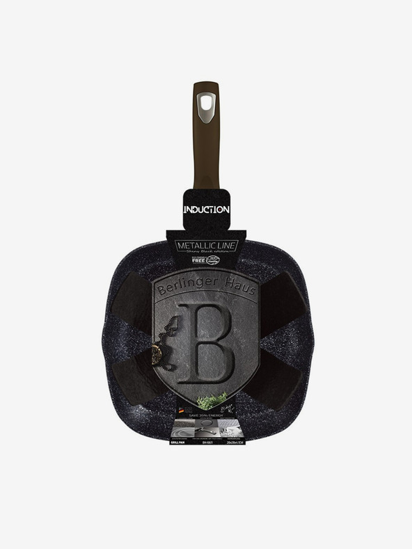 Berlingerhaus Tigaie pentru grătar cu suprafață din marmură BERLINGERHAUS Shiny Black Collection