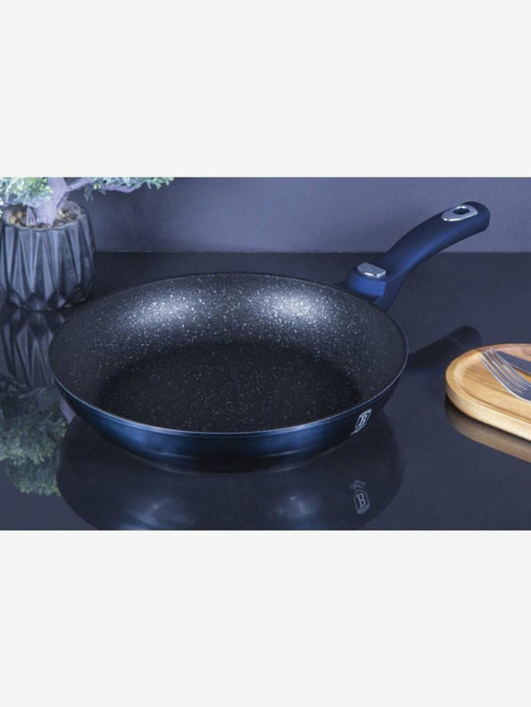 Berlingerhaus Tigaie cu mâner detașabil + capac 28 cm BERLINGERHAUS Metallic Line Aquamarine Edition