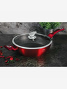 Berlingerhaus Tigaie adâncă cu suprafață de marmură și capac 28 cm Burgundy Metallic Line BERLINGERHAUS