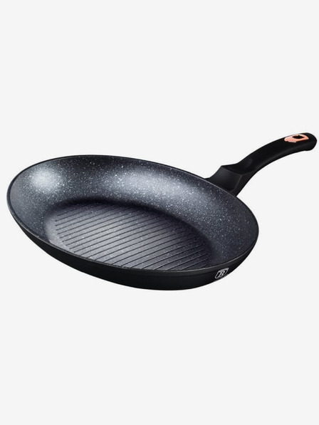Berlingerhaus Tigaie pentru pește și friptură cu suprafață din marmură 35 cm Black Rose Collection BERLINGERHAUS