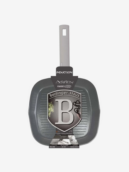 Berlingerhaus Tigaie grill cu suprafață antiaderentă din titan 28 cm Aspen Collection BERLINGERHAUS