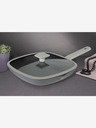 Berlingerhaus Tigaie grill cu capac cu suprafață antiaderentă din titan 28 cm Aspen Collection BERLINGERHAUS