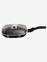 Berlingerhaus Tigaie grill cu capac 28 cm Shiny Black Collection BERLINGERHAUS