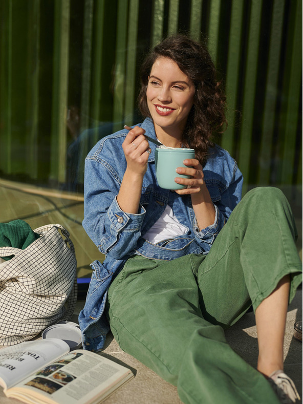 Mepal Mepal Ellipse cutie pentru alimente verde deschis 500 ml