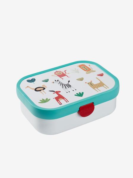 Mepal Mepal Campus Animal Friends Kids Snack Box turcoaz și alb