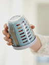 Mepal Mepal Ellipse 600 ml cutie neagră pentru gustări cu strecurătoare