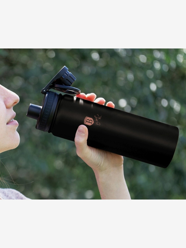 Berlingerhaus Sticlă sport din oțel inoxidabil 0,54 l BERLINGERHAUS Black Rose Collection