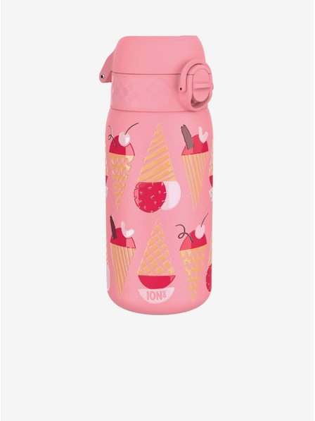 ION8 Sticlă din oțel inoxidabil roz tipărită Ion8 Leak Proof Înghețată (400 ml)