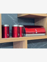 Berlingerhaus Cutie de pâine și set de trei boluri pentru mâncare BERLINGERHAUS Burgundy Metallic Line