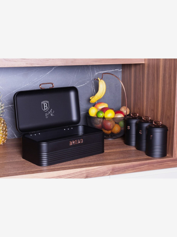 Berlingerhaus Set de pâine și cutie pentru alimente 4 buc. Black Rose Collection BERLINGERHAUS