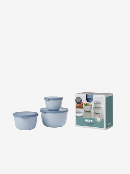 Mepal Set de 3 boluri în culoare albastru deschis Mepal Cirqula (500+1000+2000 ml)