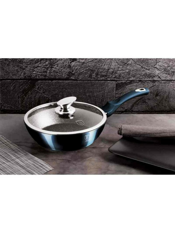 Berlingerhaus Set de vase cu suprafață marmorată 10 piese Aquamarine Metallic Line BERLINGERHAUS