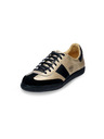 BOTAS *** Adidași din piele pentru bărbați / ghete negru-aurii Botas Iconic Victory 76