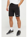 Guess Jeans Pantaloni scurți negri pentru bărbați cu logo lateral Guess jeans