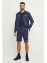 Guess Jeans Pantaloni scurți albaștri pentru bărbați cu logo lateral Guess jeans