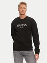 Guess Jeans Hanorac negru pentru bărbați Guess Box Cn Sweatshirt