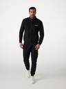 Guess Jeans Hanorac negru pentru bărbați cu logo lateral Guess jeans