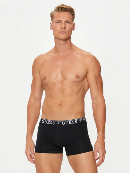 Guess Jeans Boxeri negri pentru bărbați kcd31 Guess jeans