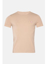 Guess Jeans Tricou slim fit ecru pentru bărbați G1DR Guess jeans