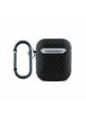 Oracle Red Bull Racing Carcasă Red Bull PU Carbon pentru AirPods 1/2 Negru